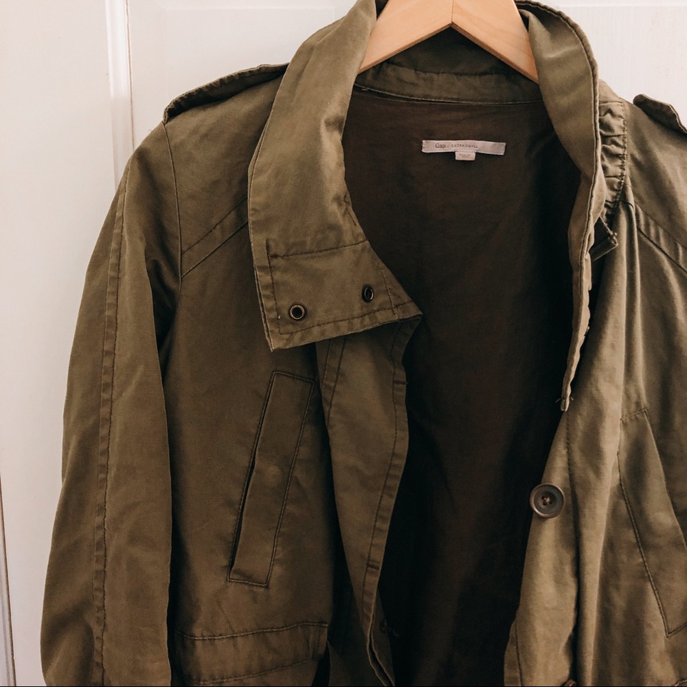 GAP Olive/Army Green Light Utility Jacket Sz XS